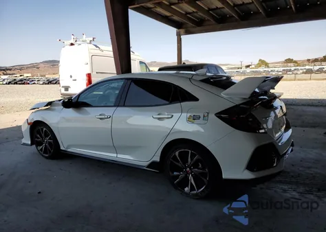2019 Honda Civic Sport Touring z USA, uszkodzony, nr VIN SHHFK7H90KU404449